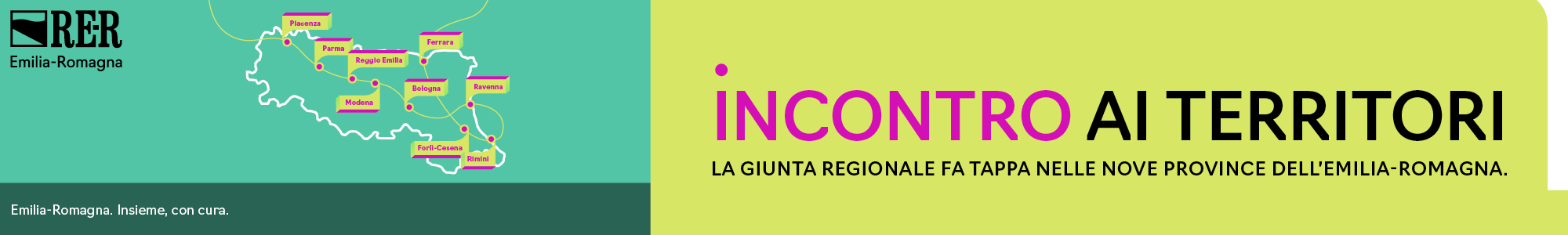Vai alla sezione dell'iniziativa "Incontro ai territori: la Giunta regionale fa tappa nelle nove province dell'Emilia-Romagna"
