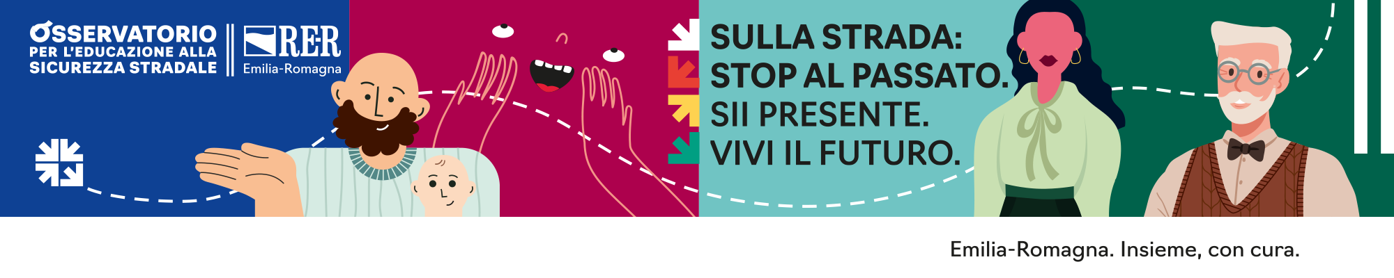 consulta la sezione dedicata alla campagna di sensibilizzazione per una mobilità consapevole, sicura e sostenibile promossa dall'Osservatorio regionale per l'educazione alla sicurezza stradale